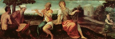 The Judgement of Midas by Andrea Schiavone